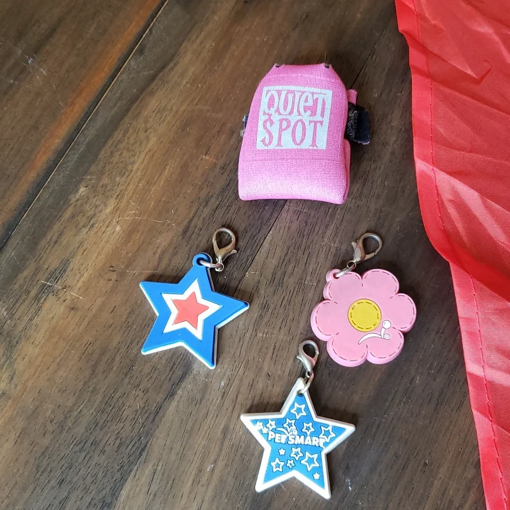 Pet BEST FRIEND FOREVER Bandana Scarf Collar Charm Bundle